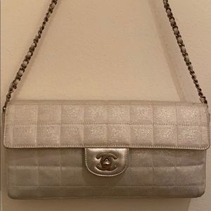 Chanel Travel Line Chocolate Bar Shoulder Bag